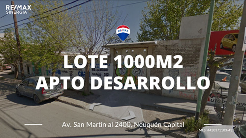 Lote Apto Desarrollo 1000m² | Neuquén