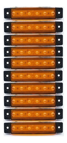 24v 6 Led Camión Remolque Lateral Marcador De Luz De Luz Lat