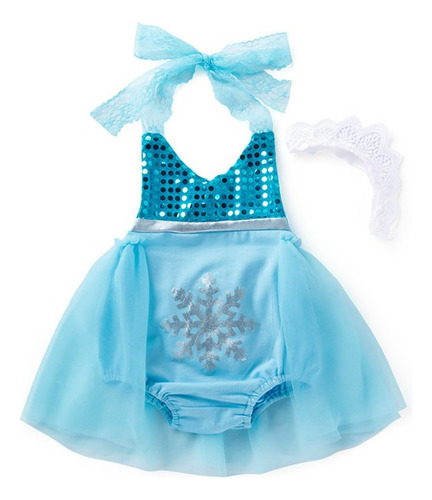 Perfect Pañalero Niña Bebe Princesas Para Elsa Vestido Y