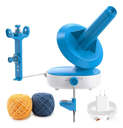 Devanador De Hilo Eléctrico Grande, Automático Para Crochet