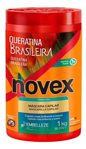 Novex La Mascarilla De Queratina Brasilena Reconstruye La Fi