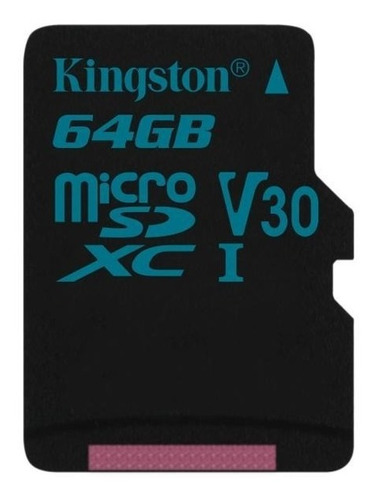 Memoria Micro Sd Kingston 64gb 4k U3 V30