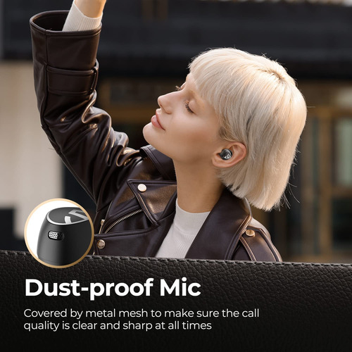 Auriculares Soundpeats, Negro/recargable/bluetooth