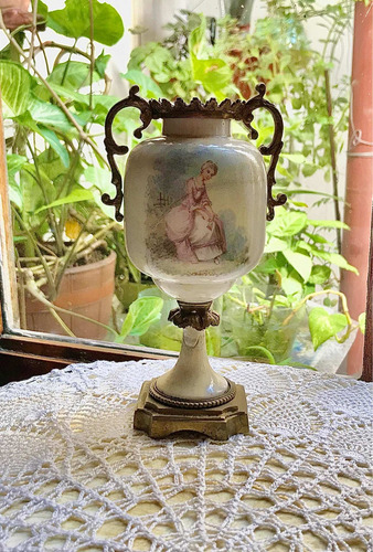 Imagen 9 de 10 de Antigua Pequeña Ánfora De Porcelana Francesa Sevres