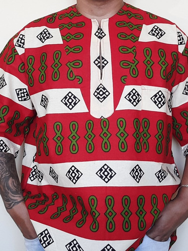 Imagem 5 de 6 de Blusa Bata Masculina Tecido Hermes.