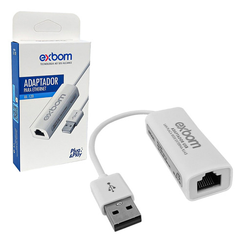 Adaptador Ethernet Usb Rj45 100mbps Mi Box Notebook Pc Mibox