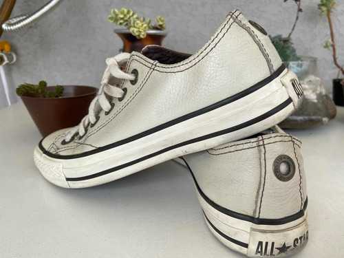 Tênis All Star Em Couro