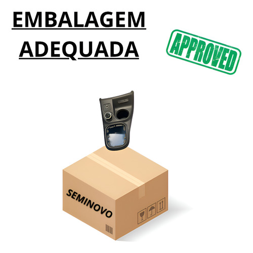 Acabamento Console Central Fiat Toro Ultra 18 A 24 C/ Botões