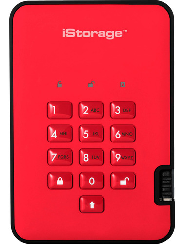 Istorage 8tb Diskashur2 Usb 3.1 Encrypted Portable Ssd (fier