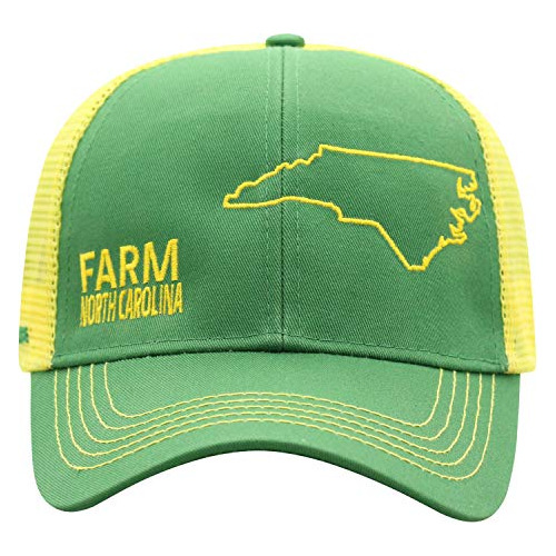 Gorra John Deere Farm State Pride, Verde Y Amarillo, Carolin