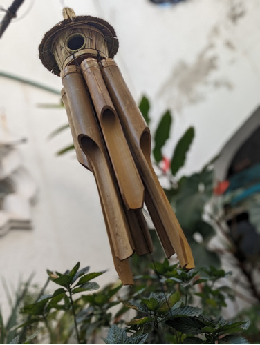 Campana De Viento Windchime Esotérica Arte Tiki Cucu 