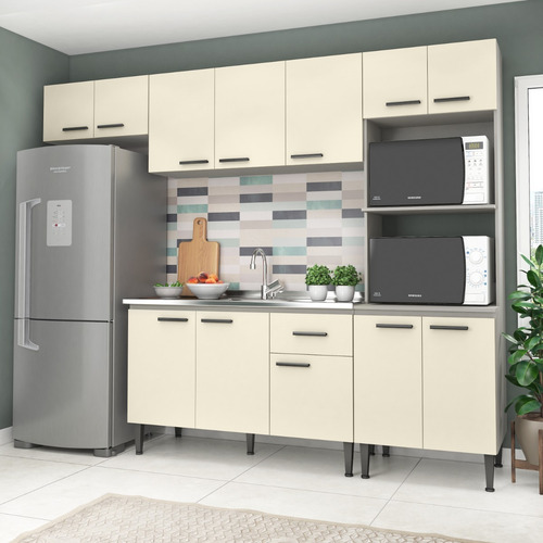 Imagen 2 de 4 de Mueble Multiuso Horno Y Microondass Linea Montreal Kd21