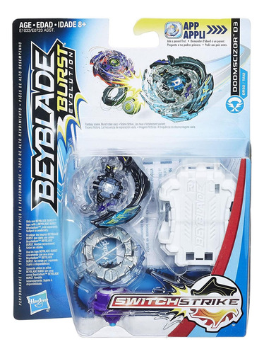 Arrancador Beyblade Burst Evolution Switchstrike Doomscizor