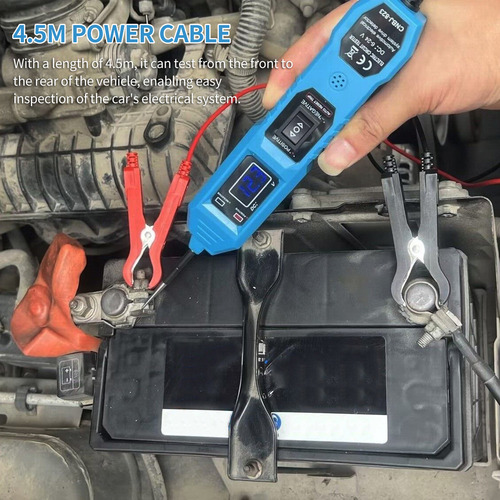 Detector De Circuito, Pantalla Led, Luz De Coche, Probador D