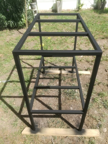 Estanteria Baja Desayunador Solo Estructura Hierro