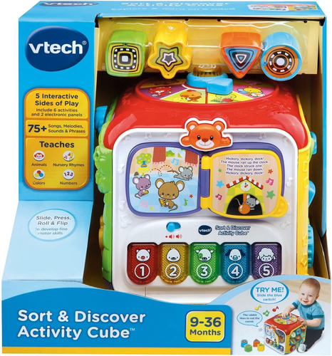 Cubo De Actividades Para Bebes Sort And Discover Vtech 