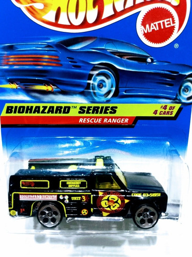 Camioneta Hot Wheels Rescue Ranger Ed 1997 Escala 1:64