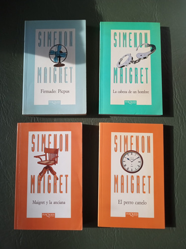 Lote Cuatro Libros Maigret - George Simenon