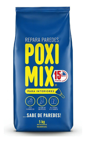 Poximix® - Mezcla Adhesiva A Base De Yeso De Interior - 5 Kg