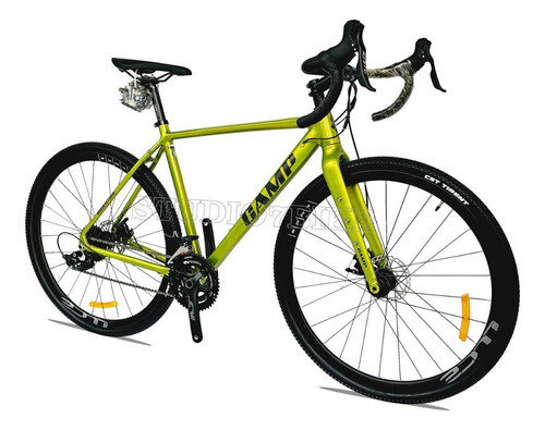 Bicicleta Camp Gravel De Aluminio Nuevas Color Verde Tamaño Del Cuadro M