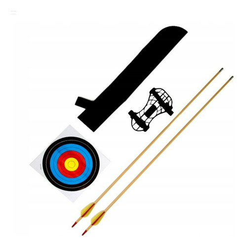 Arco Recurvo Ek Archery Crusader 130cm 15libras Negr Juvenil
