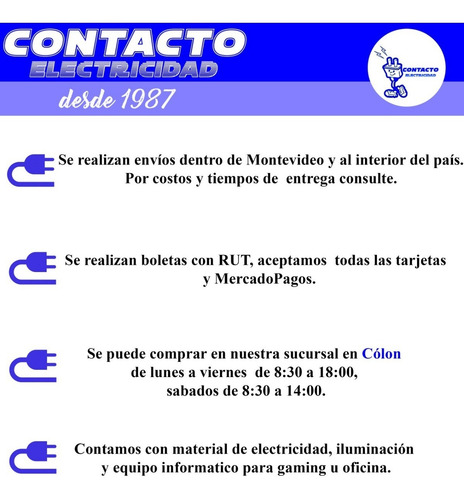Imagen 2 de 3 de Adaptador 3 Salidas Schuko Contacto Electricidad Colon