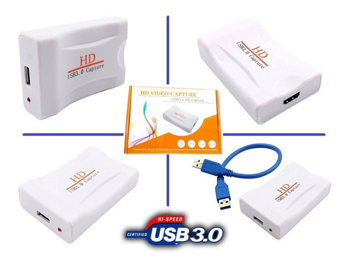 Capturadora Hdmi Video Streaming Android iPhone Windows Mac
