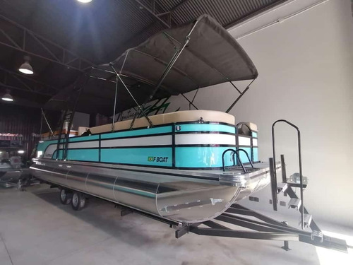 Lancha F Boat Pontoons 9500 (trimarã) Fluvimar  Com 300 Hp 