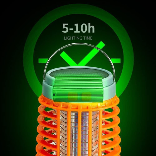 Lámpara Solar Usb Para Matar Mosquitos Y Plagas