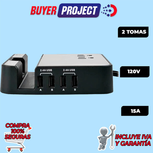 Protector De Voltaje Tripp-lite 15a 2 Tomas 120v 4xusb