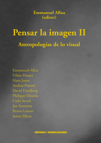 Pensar La Imagen Ii, De Emmanuel Alloa (editor). Editorial Metales Pesados, Tapa Blanda, Edición 1 En Español