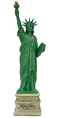 Escultura De La Estatua De La Libertad De La Ciudad De Nueva