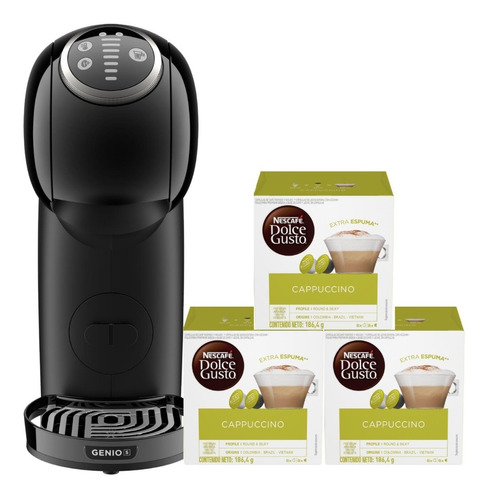 Cafetera Genio S Plus + Cápsulas Cappuccino X3 Cajas