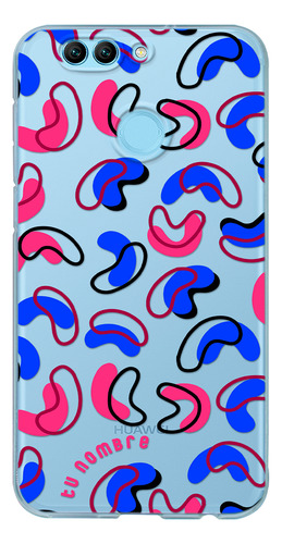 Funda Para Huawei Para Mujer Figuras Abstracto Con Nombre