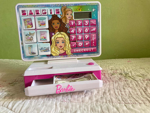 Caja Registradora Barbie Original Traída De Usa. Impecable