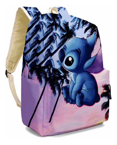 Mochila Escolar Stitch, Bolsa De Almuerzo Para Niños Y Estud