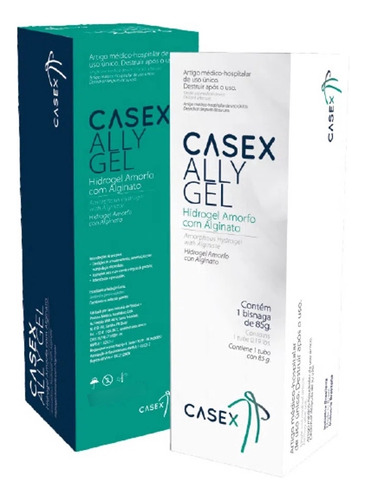 Hidrogel Com Alginato Allygel Casex 85gr 2 Unidades