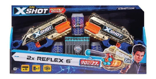 Lançador X-shot Royale Edition 2x Reflex 6 Candide 5614
