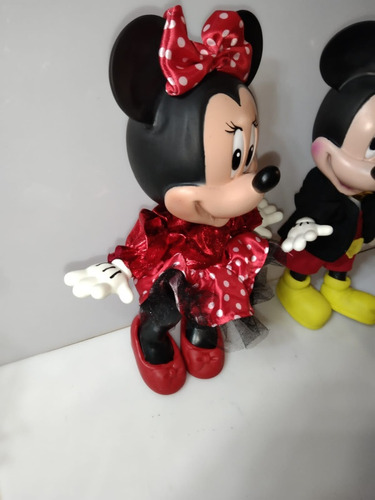 Figura Mickey Mouse O Minnie Articulado Frases Español 35 Cm (Usado)