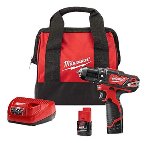 Milwaukee 2407-22 M12 Kit De Taladro/destornillador De 3/8 P