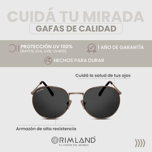 Imagen 3 de 10 de Anteojos De Sol Rimland Sunrise