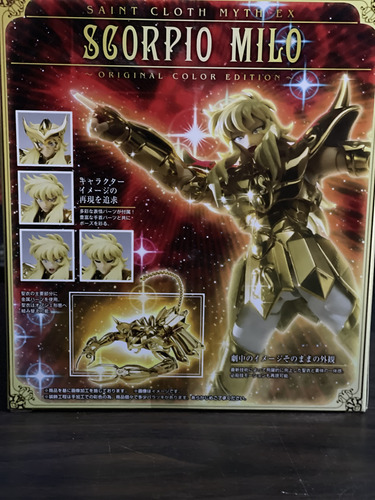 Saint Seiya Myth Cloth Ex Milo De Escorpión Once Bandai (Usado)