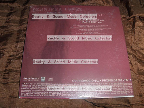 Jennifer Lopez Que Hiciste Cd Single 2 Tracks De Coleccion (Usado)