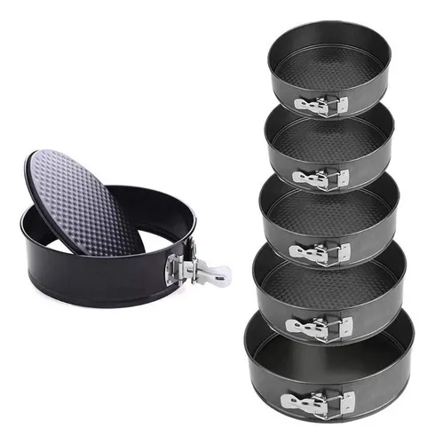 Molde Torta Desmontable Set 6 Piezas 18/20/22/24/26/28 Cm