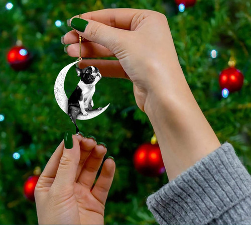 Decoracion Colgante Para Arbol Navidad Diseño Perro Terrier