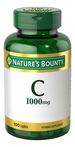 Suplemento En Cápsulas Nature's Bounty Vitamina C En Frasco 100 Un