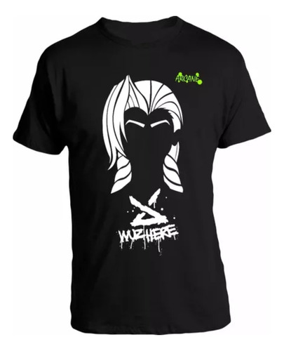 Remera Negra - Lol Arcane - Unisex - Serie Gamer Moda 