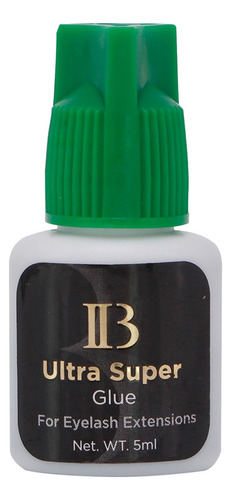 Pegamento Adhesivo Pestañas Tapa Verde Ib Ultra súper glue Color Negro