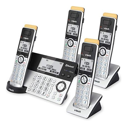 Vtech Isteléfono Inalámbrico De 4 Auriculares De Largo Alcan