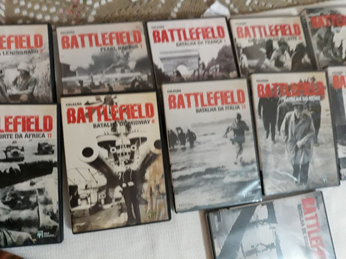 Coleção Battlefield 11 Dvds- Ótimo Estado-leia Descrição